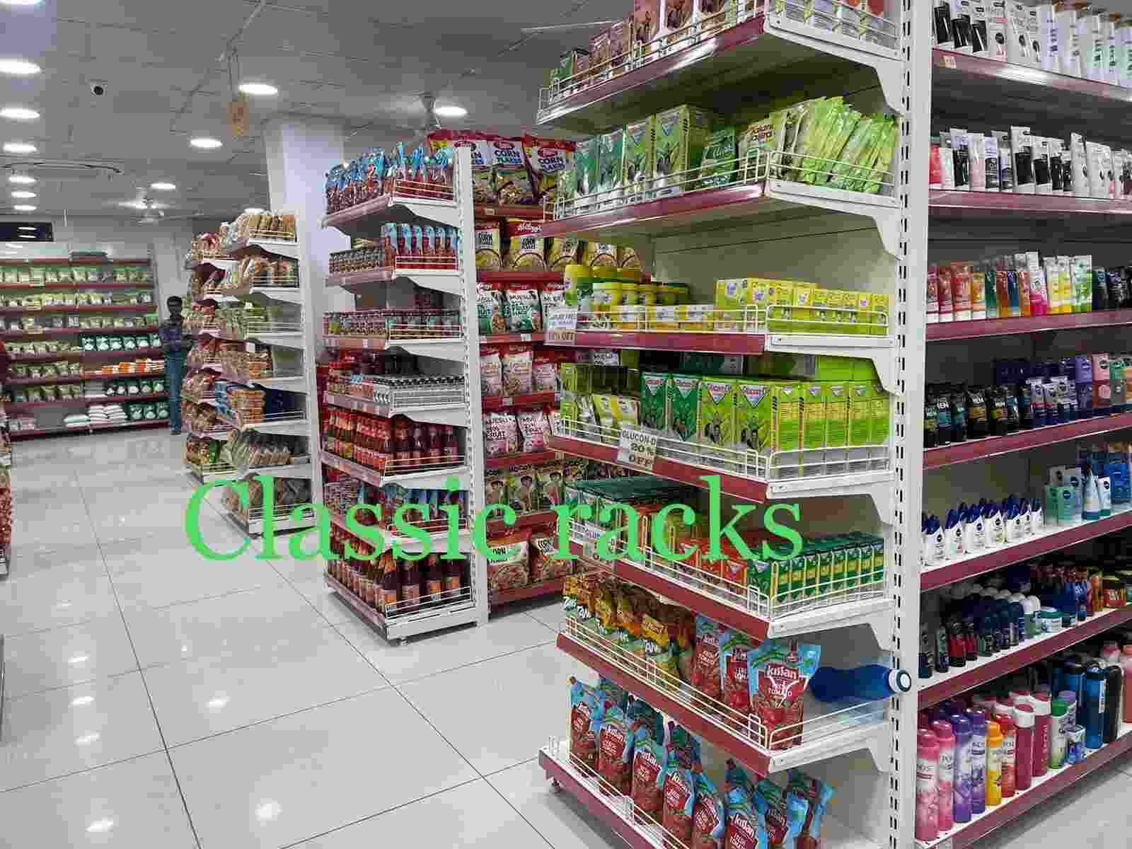 Supermarket Racks Manufacturers in India,